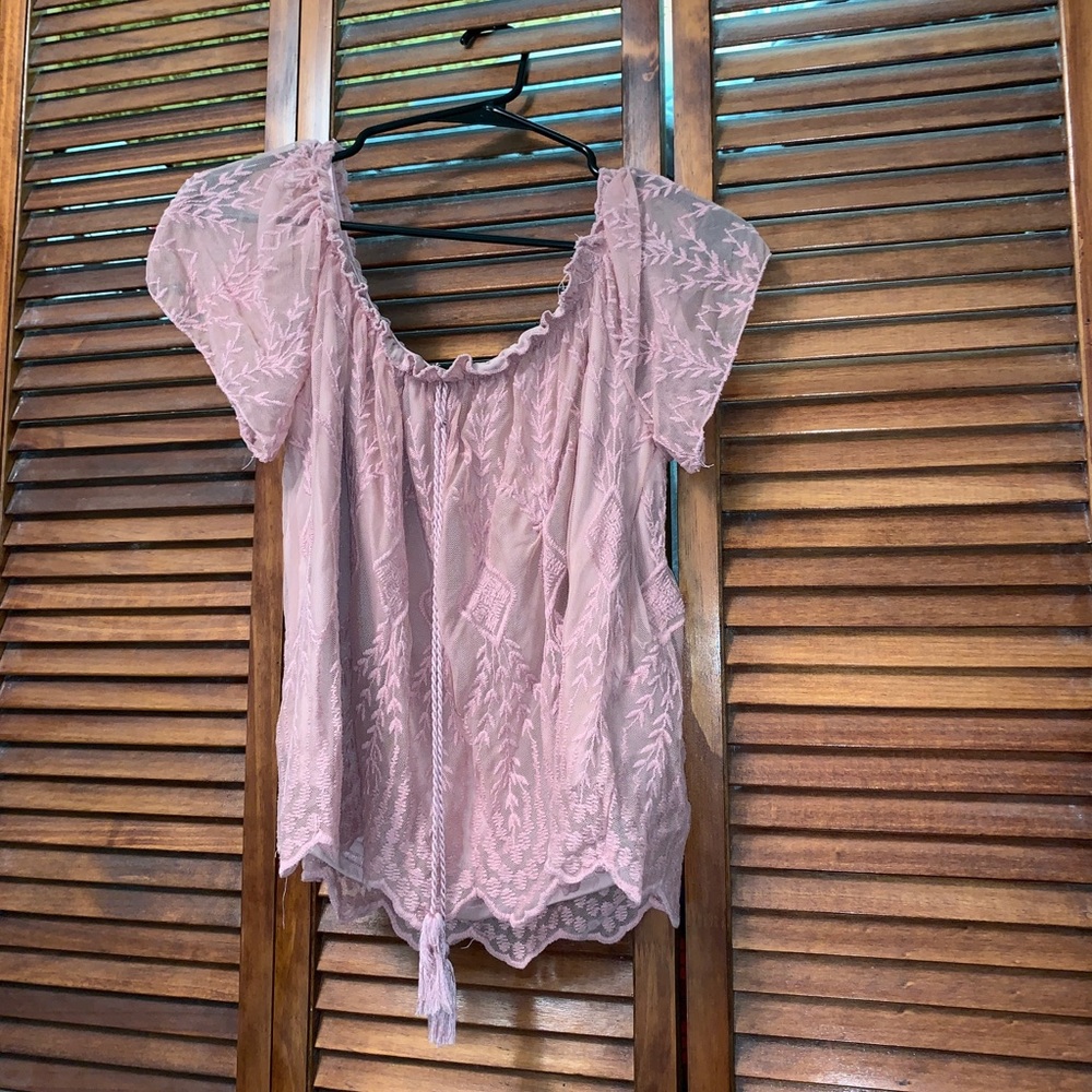 Crop top. Iris. Large